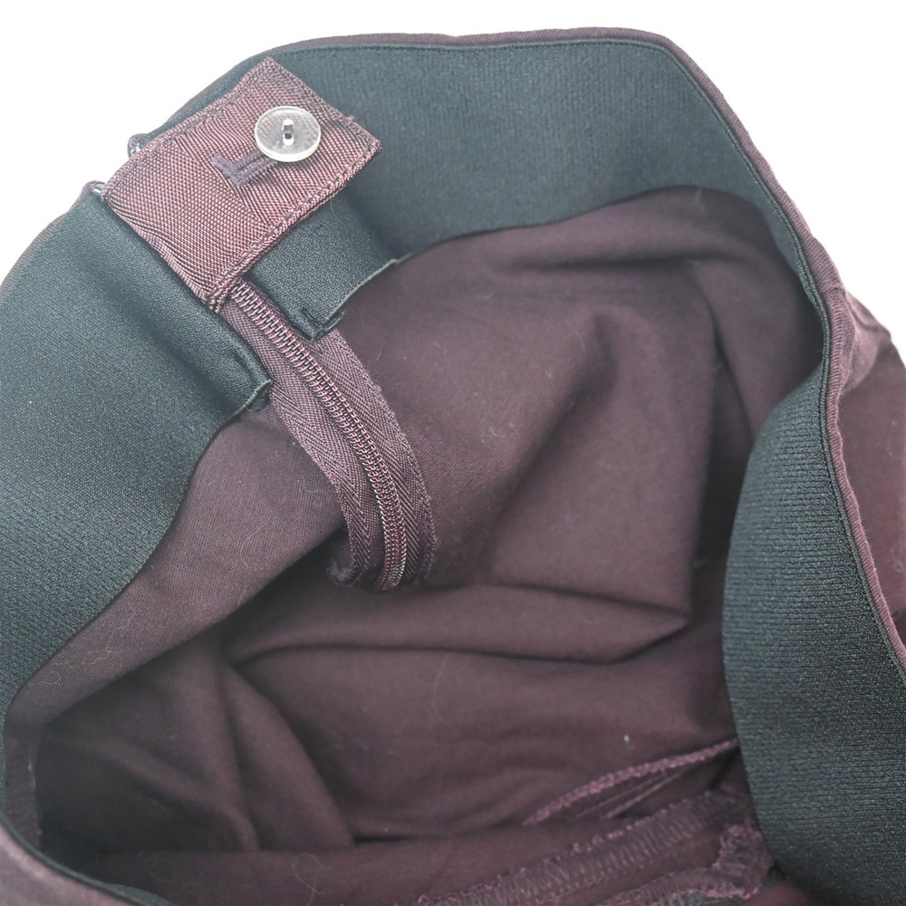 Old Navy 8 Maroon Red Stretch Side Zip Skinny Dress Womens Pants - Picture 7 of 9